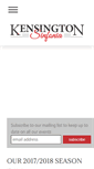Mobile Screenshot of kensingtonsinfonia.ca